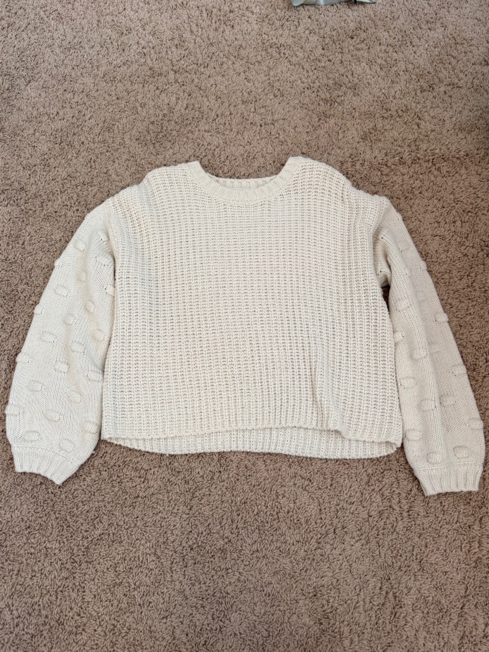 Jessica Simpson White Knit Sweater